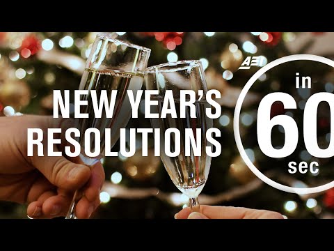 New Year&rsquo;s Eve: The most popular resolutions | IN 60 SECONDS