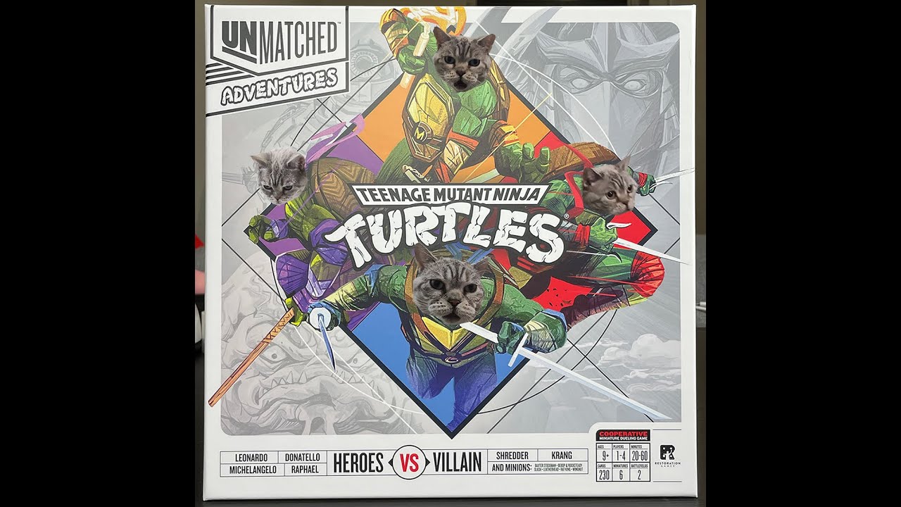 Распаковка Unmatched Adventures: Teenage Mutant Ninja Turtles