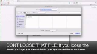 Firefox Sync Setup