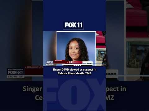 Singer D4vd viewed as possible suspect in Celeste Rivas' death: TMZ