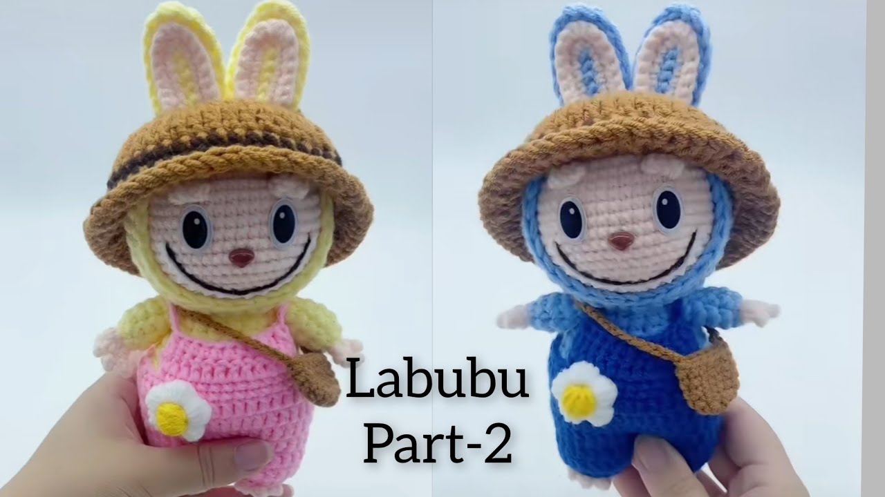 Crochet Labubu Tutorial For Beginners || step-by-step #@amazing ideas
