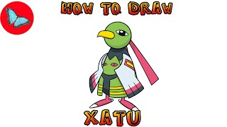 How To Draw Xatu Pokemon Drawing Animals