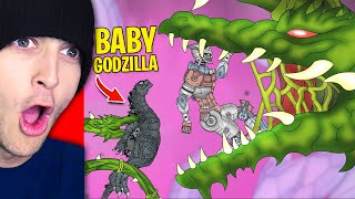 Biollante EATS Baby GODZILLA?! (Reaction)