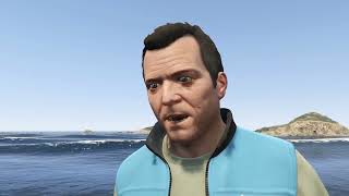 Gta 5 - Franklin Michael & Trevor Go Out For Fishing