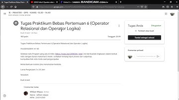 Program Operator Relasional dan Operator Logika