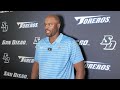 USD Football Postgame Media following victory over St. Thomas | 9/27/25