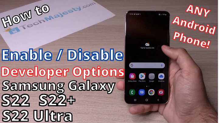 How to Enable / Disable Developer Options on ANY Android Phone