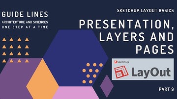 SketchUp LayOut Basics | Presentation, Layers, and Pages in Layout  | Part 9