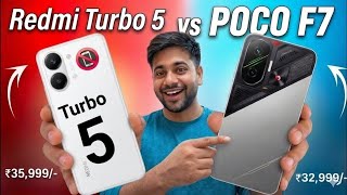 redmi Turbo 5 vs POCO F7 Which is Best Phone To Buy🤔🔥🔥🚀 #redmiturbo5 #pocof7