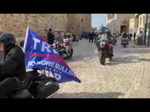 Trump Parade In Jerusalem