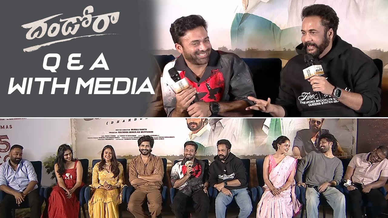 Dhandoraa Movie Team Q & A With Media | Shivaji | Navdeep | Bindu Madhavi | Nandu