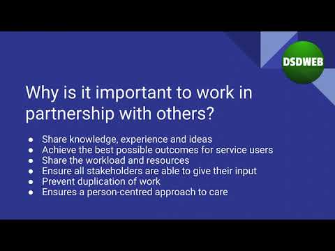 वीडियो: साझेदारी क्यों महत्वपूर्ण है?