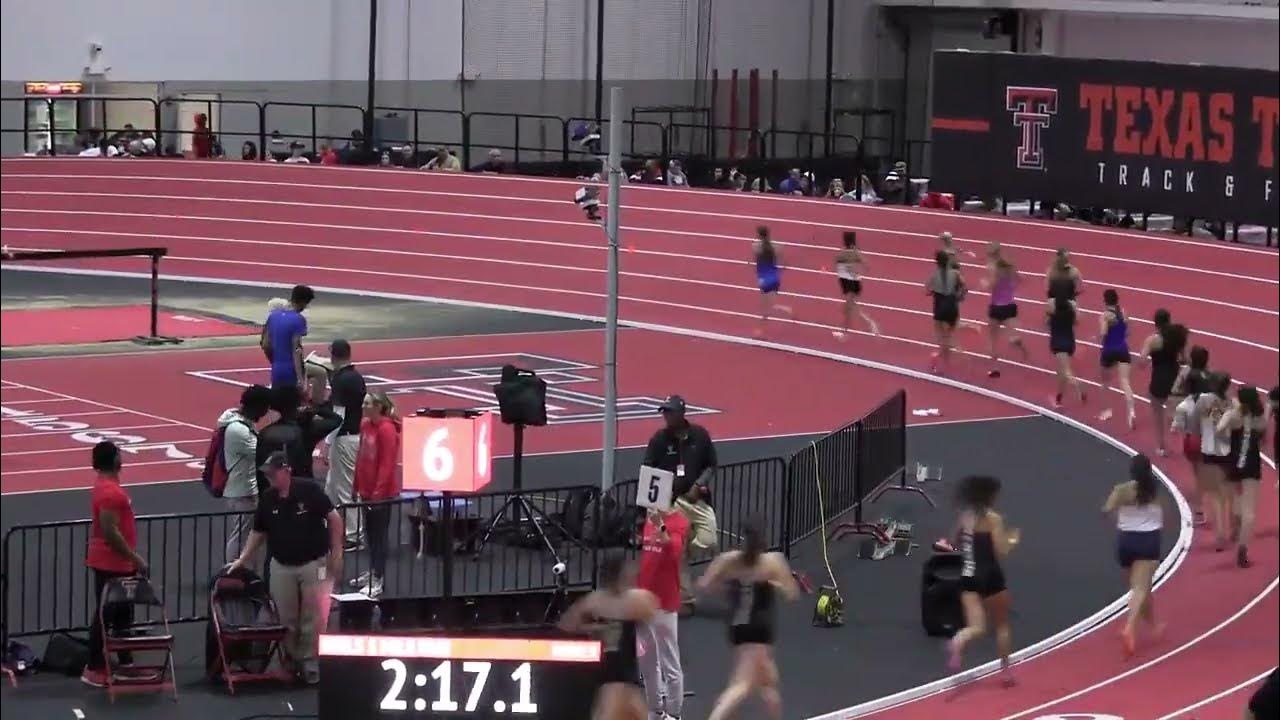 Aubry 1600m 1st Indoor Meet Texas Tech Under Armour HS Classic