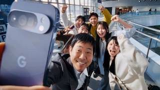 サッカー日本代表・森保一監督、W杯前だけど親近感！ファンと笑顔でセルフィー／Google Pixel CM＋メイキング・インタビュー