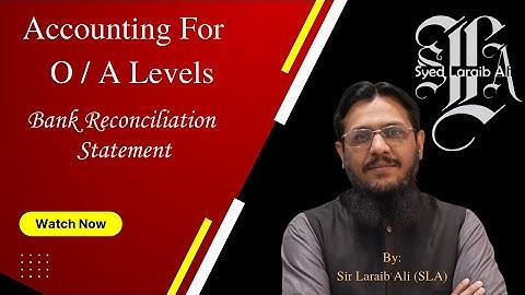 Bank Reconciliation Statement