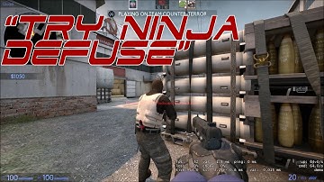 CS:GO - When the enemy challenges you to Ninja Defuse!