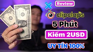 Hướng Dẫn Kiếm Tiền Online Với ClipClaps, xem phim, chơi game, nuôi cá kiếm tiền Online Uy Tín 100% screenshot 1