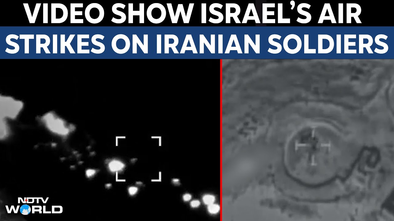 Israel Airstrikes Iran | IDF Shares Video Of Air Strikes Targeting Iranian Soldiers