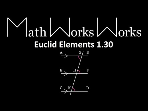 Euclid Elements -- Proposition 1.30