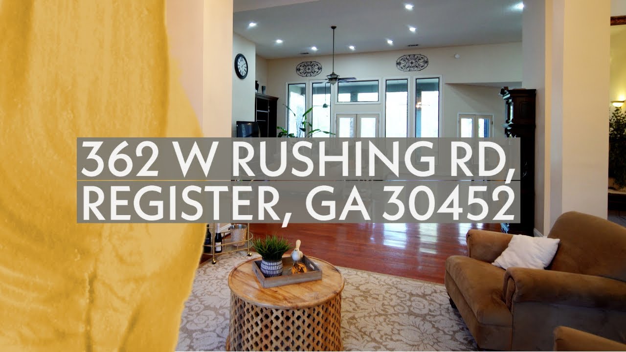 Video Tour 362 W Rushing Rd, Register, GA 30452 YouTube