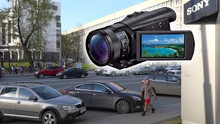 Видеокамера Sony HDR CX900. Пробная видеосъемка. Тест