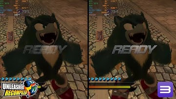 Rooftop Run Act 1 (Night) - Sonic Unleashed PC Recompiled vs. RPCS3 (Max Settings 1440p)