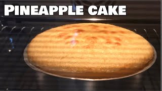 Pineapple Sponge Cake / Easy & Quick Homemade Pineapple Cake #Shorts e123 screenshot 5