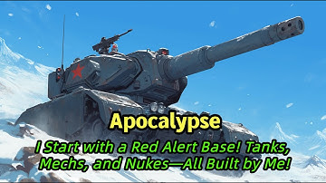 Apocalypse: I Start with a Red Alert Base! Tanks, Mechs, and Nukes—All Built by Me!