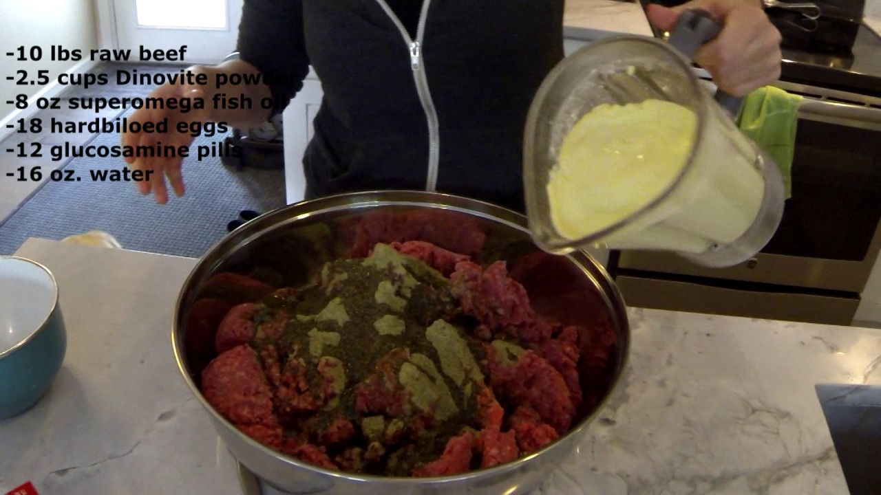 Dinovite Raw Dog Food Recipe Dandk Organizer