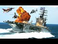 Israeli Aircraft Carrier was Destroyed by Irani  Airforce in Red Sea | Iran vs Israel - GTA 5