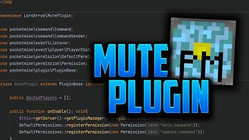 How to program a Mute Plugin in Pocketmine