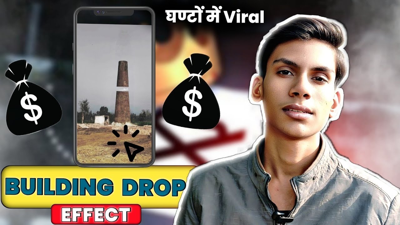 Building Drop Effect 😍 | Easy Editing Skill | Viral 🔥 | Nitesh Anuraas ...