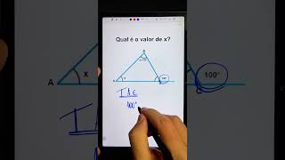 Teorema do ângulo externo #matematica