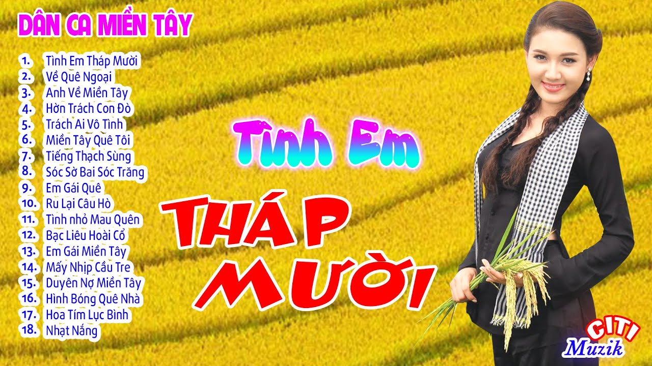 Tình Em Tháp Mười, Về Quê Ngoại - Nhạc Dân Ca Miền Tây CHA CHA CHA - LK Dân Ca Trữ Tình Mới 2024