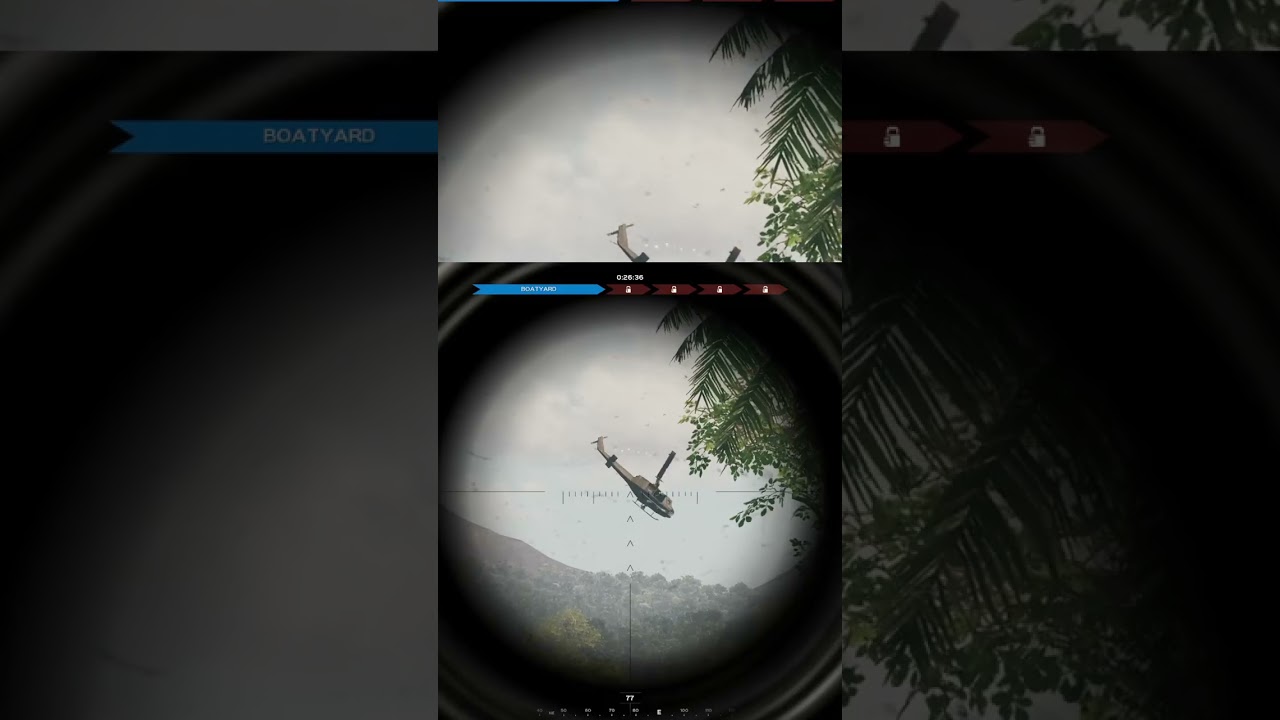 Unbelievable Helicopter Snipe in Hell Let Loose Vietnam #hellletloosevietnam #fps #gaming