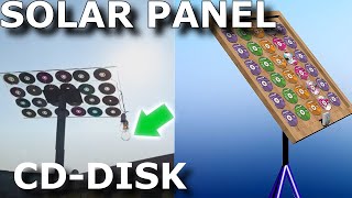 Солнечная Батарея из CD Дисков - Solar Panel on CD-DISK
