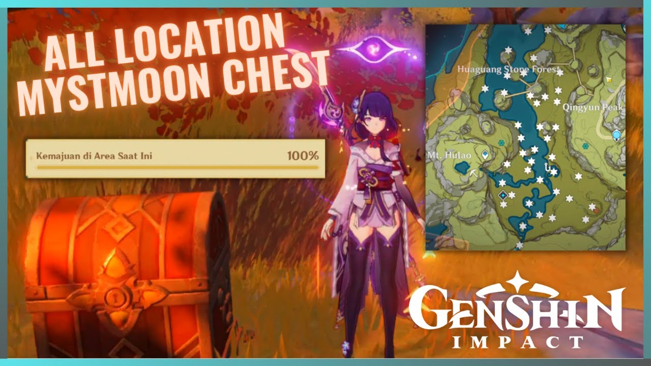All 40 Mystmoon Chest Locations Liyue Event | Genshin Impact