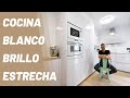 Cocinas Blancas Modernas y Estrechas CJR