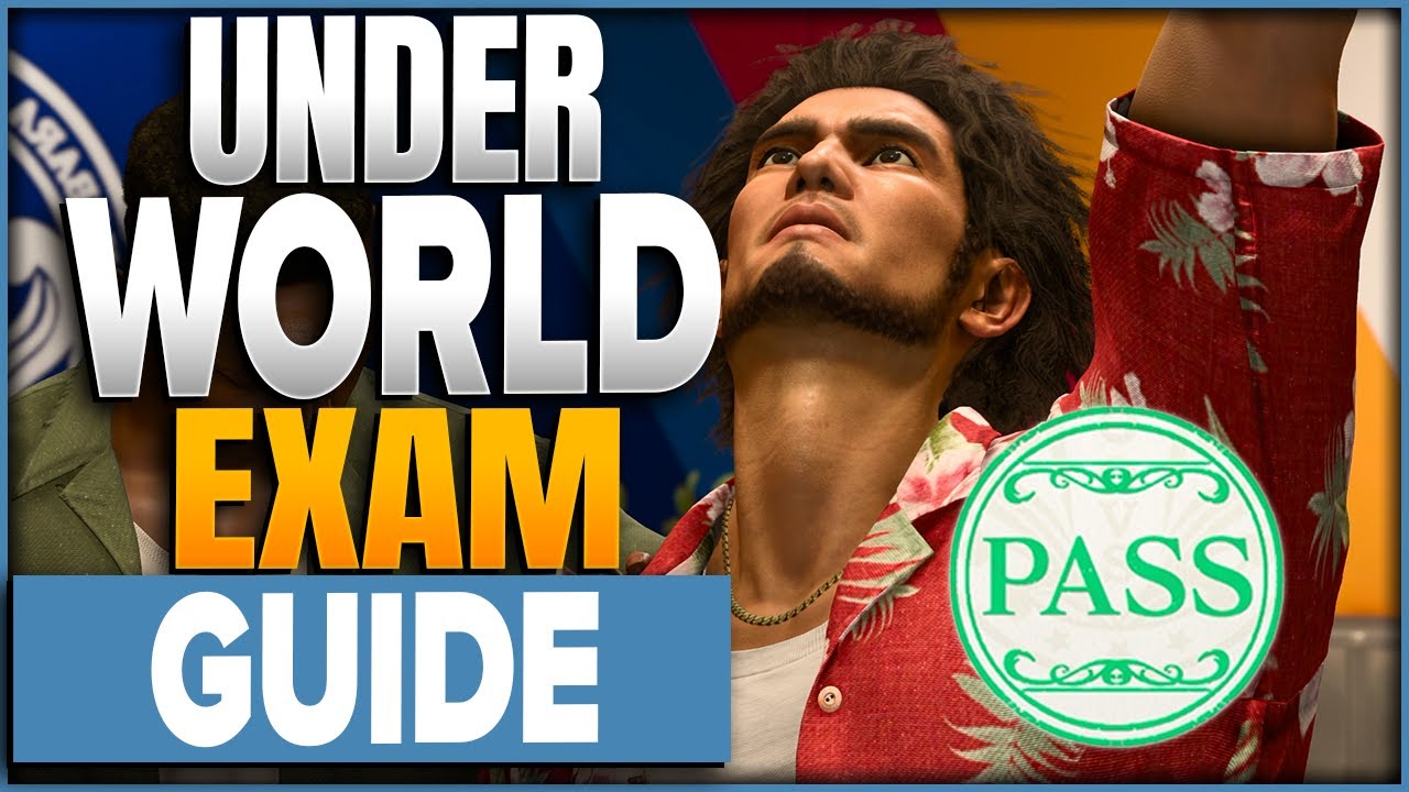 Like A Dragon Infinite Wealth Underworld Studies Exam Guide - YouTube