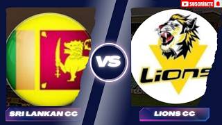 2026 WCL T20 COMPETITION - SRI LANKAN CC VS LIONS CC