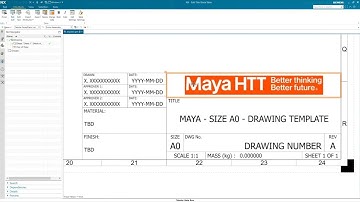 Custom Drawing Template In NX