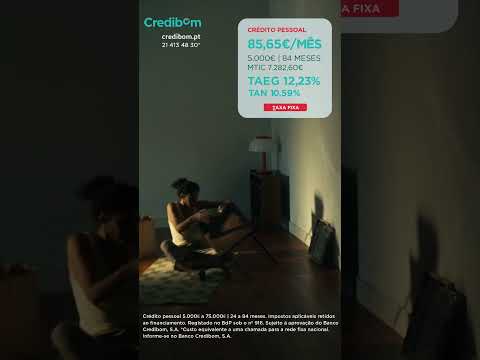 Tu já fazes muito. Deixa o Credibom ajudar-te a iniciar uma vida nova. Simula em https://Credibom.p…