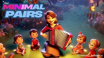 The BEST Minimal Pairs Song! Sing & Learn with Fun! 🎵 #esl #singalong  #singandlearn