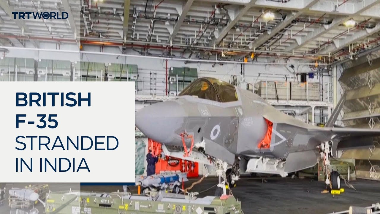 British F-35B jet still grounded in Kerala due to technical issues ...