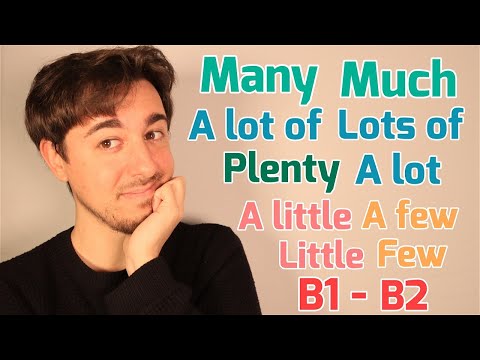 Video Diferencia MANY - MUCH - A LOT OF - FEW - A FEW -... - youtube
