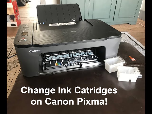 Canon Pixma TS3150/TS3151: How to Replace/Change Ink Cartridges