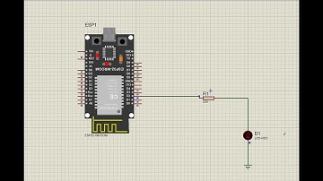 ESP32 LED Blinking Simulation in Proteus | Tutorial