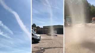 Dust Devil Tornado Spotted In Derbyshire