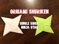 How to make a Single Sided Ninja Star/Shuriken Super Cool!