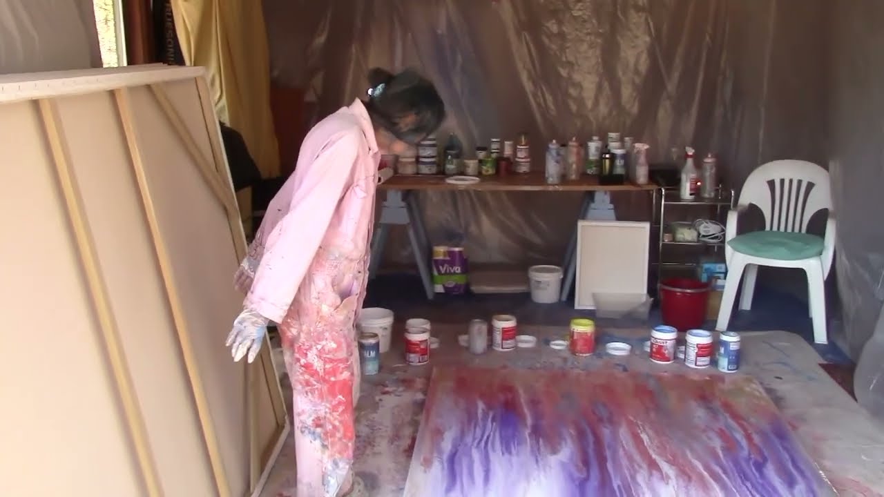 Painting Demonstration – Marlis Jermutus in the studio